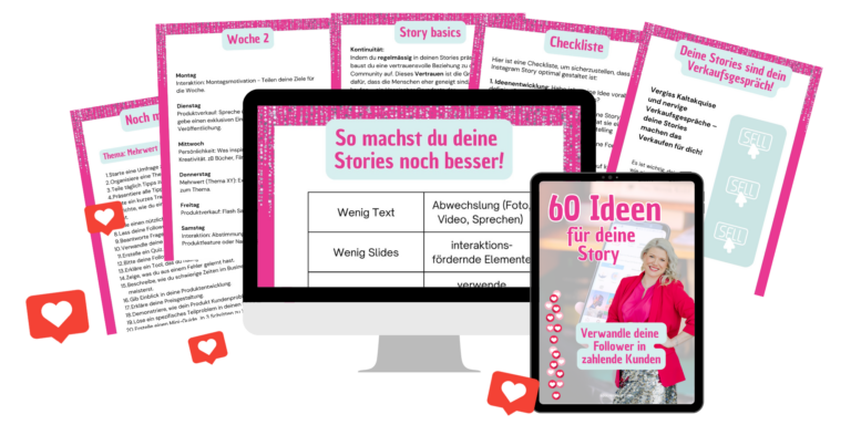 Freebie 60 Story Ideen für Instagram